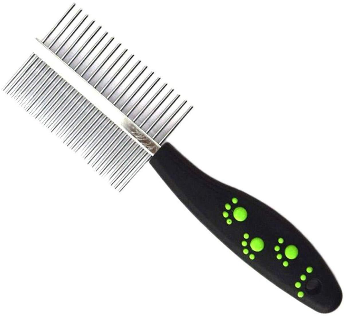 Pet Stainless Steel Shedding Comb, Pet Grooming Brush, Dog & Cat Hair Brush Basic Comb for Dog, Cat, Rabbit, Hamster-image-40