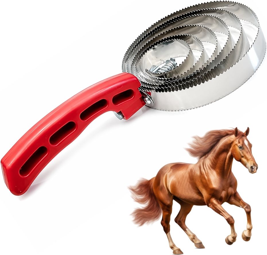 safure Metal Curry Comb Curry Comb for Cow-picture-22