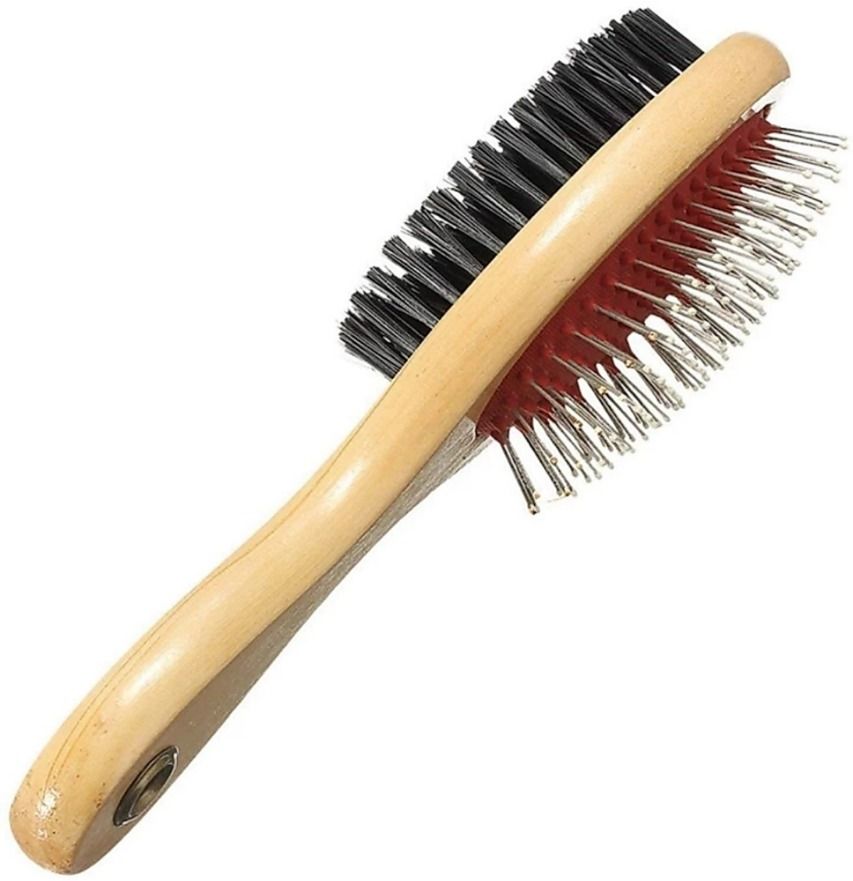 Dog Wooden Brush (Small) Slicker Brushes for Dog-image-47