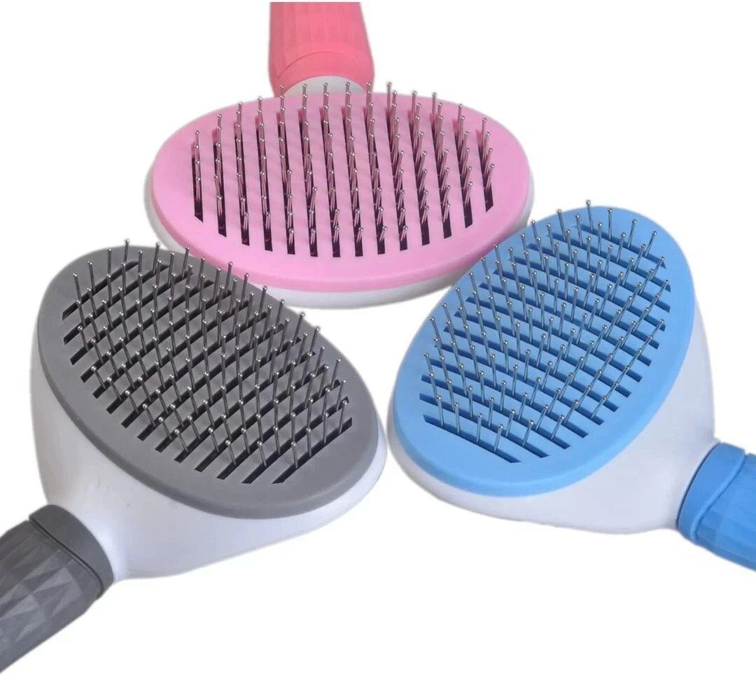 petfun Auto Slicker Brush Oval for Pets | Gentle & Effective Grooming Tool for Dogs Slicker Brushes for Dog & Cat-picture-25