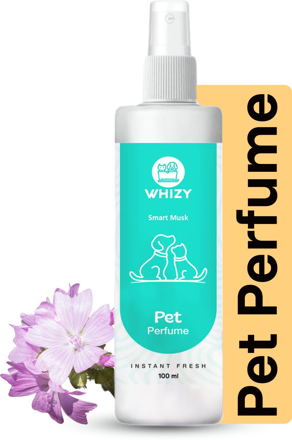 whizy Long-Lasting Fragrance Spray for Dogs and Cats, Odour Eliminator, Grooming Deodorizer-picture-37