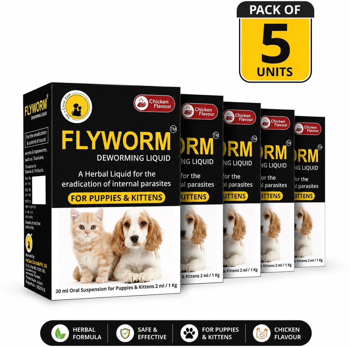 AYURVEDIC DEWORMER-30ML-5PK Pet Dewormer-image-10
