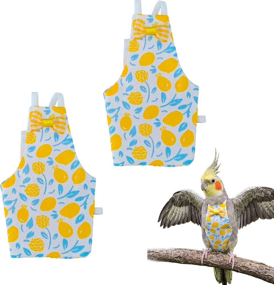 Reusable parrot diaper set for small birds with adjustable elastic straps Washable Bird Diapers-image-44