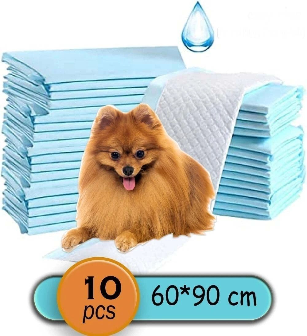 ezoyplus Pee pad & Pets Dog Training Pet Met/ Potty Pads Large size (60*90cm), 10 pcs Disposable Dog Diapers-picture-12