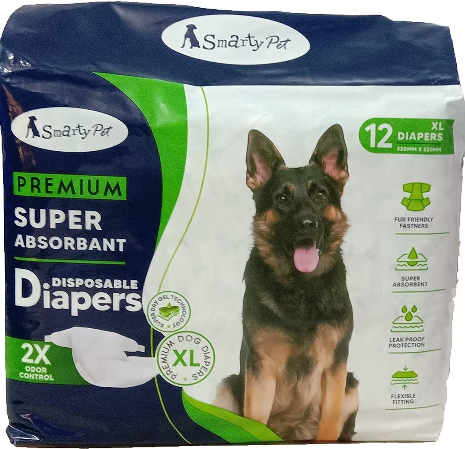 Dogs, Pet Diapers for Large Breed & Extra Large Breed Dogs (Size - XL) Disposable Dog Diapers-image-47
