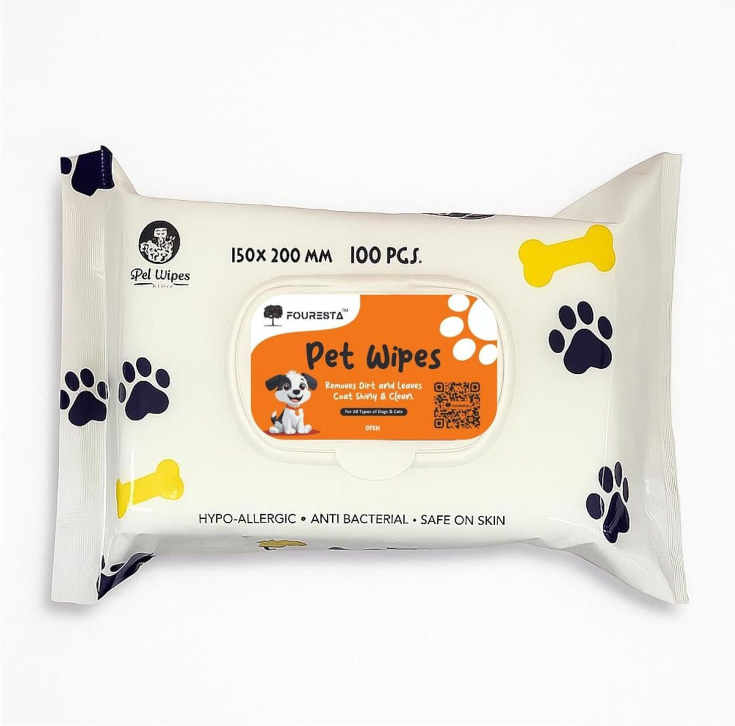 fouresta Pet Wipes With Fresh Apple Fragrance For Dogs And Cats Pet Ear Eye Wipes Pet Ear Eye Wipes-picture-27