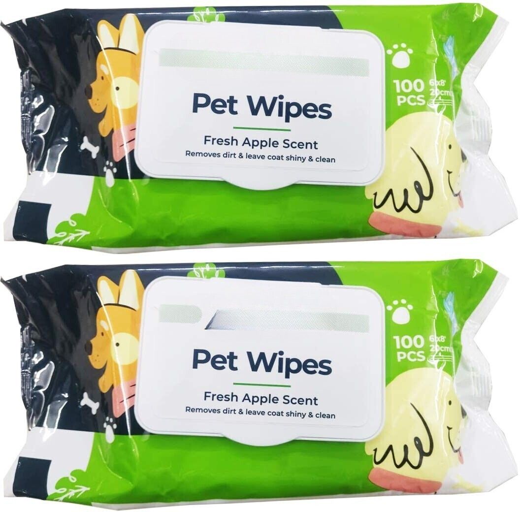 petjoy Pet Grooming Wipes Pet Ear Eye Wipes Pet Ear Eye Wipes (Pack of 100)*2 Pet Ear Eye Wipes-picture-11