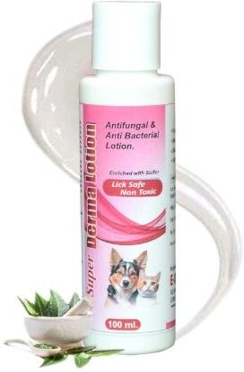 Anti Allergic Redness Relief Lotion for Dogs, Cats, Lick Safe Pet First Aid Kit