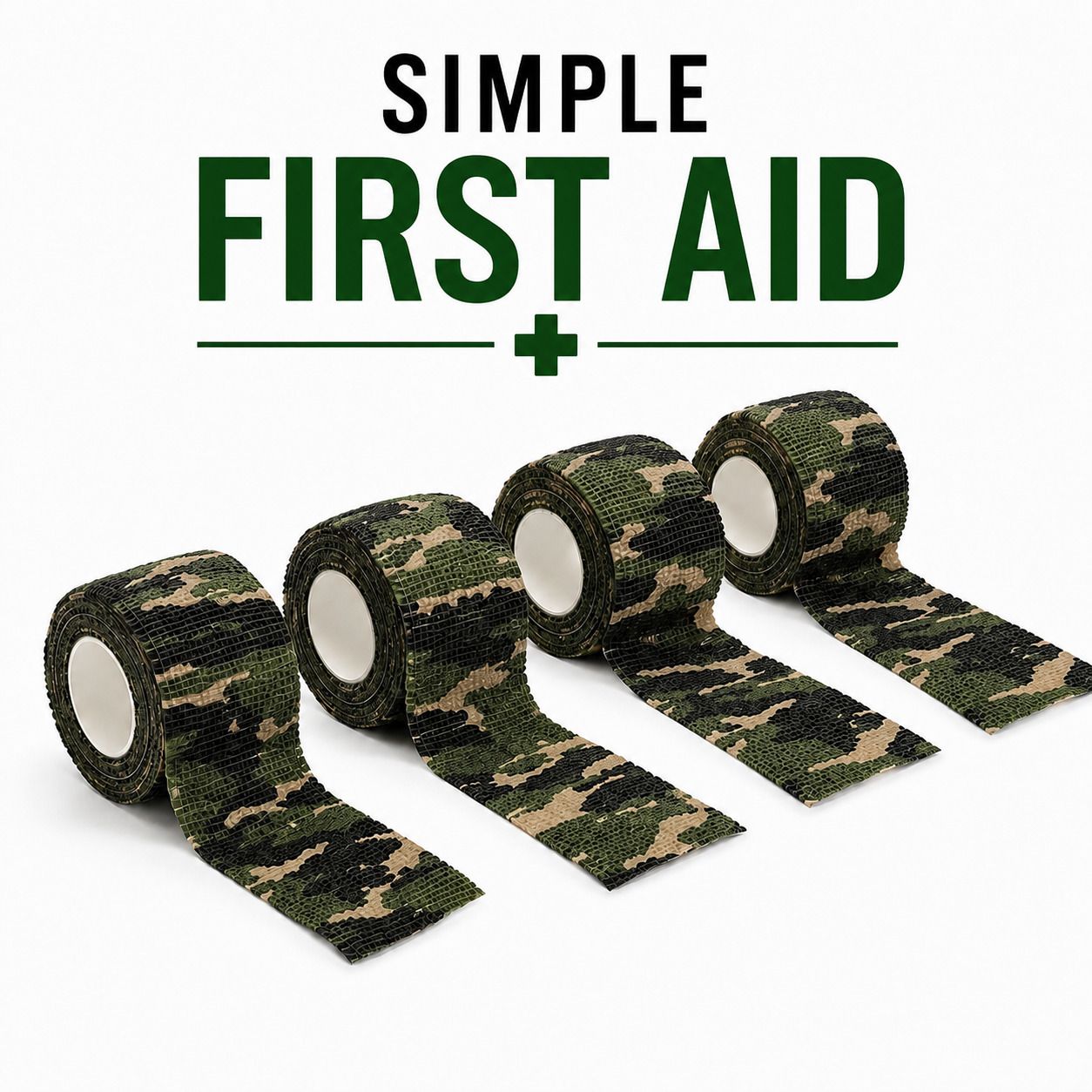 FIRST AID BANDAGE FOR DOGS & CATS-4PC-ARMY Pet First Aid Kit-image-10