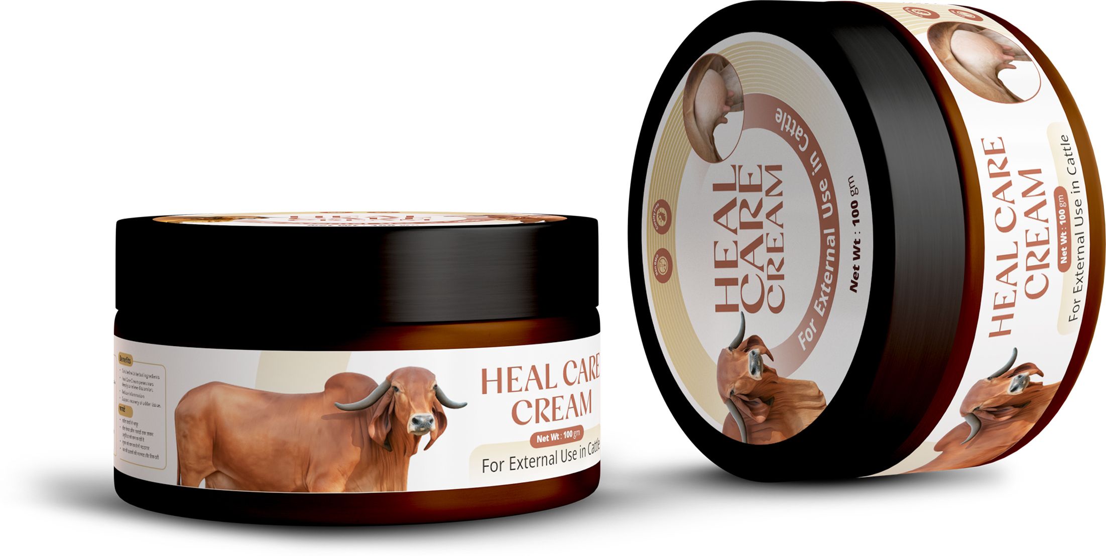 cerafa Heal Care Cream | Cattle Udder Care for Cuts, wounds, boils, Swelling & Drynes Pet First Aid Kit-picture-14