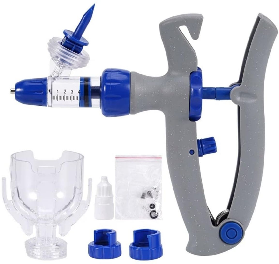 apexloom 5ml Continuous Syringe for Livestock (Blue) Pet First Aid Kit-picture-32