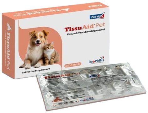 zenex Tissu Aid Pet Tablets for Dogs & Cats | Fast Wound Healing, Tissue Repair Pet First Aid Kit-picture-40
