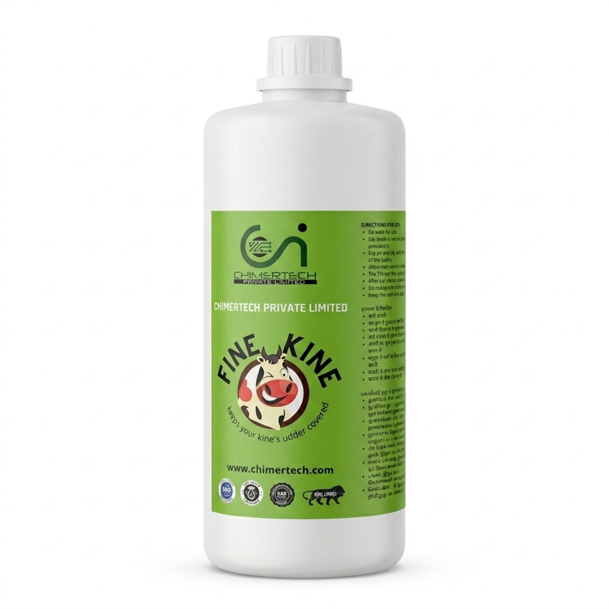 Teat Dip Solution 1kg for Cows | Udder Care & Mastitis Prevention Pet First Aid Kit-image-9
