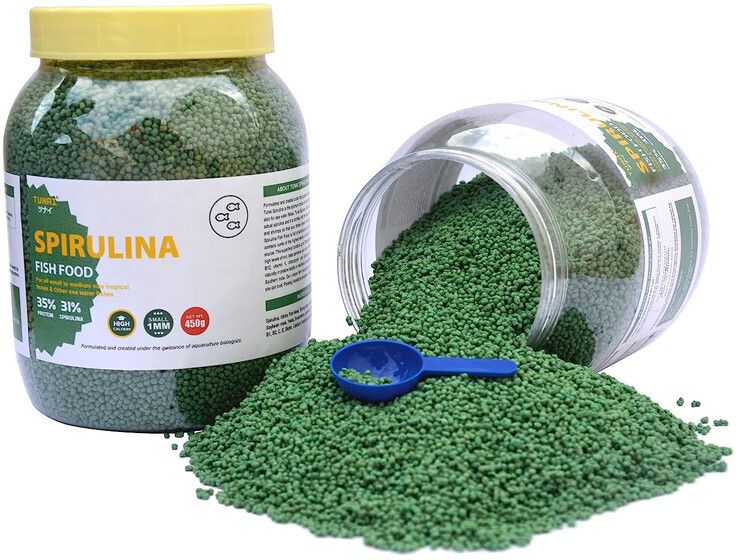 31% Spirulina Fortified Optimum Fish Food For Enhanced Color And Boost Growth 0.45 kg Dry Adult, New Born, Senior, Young Fish Food-image-2