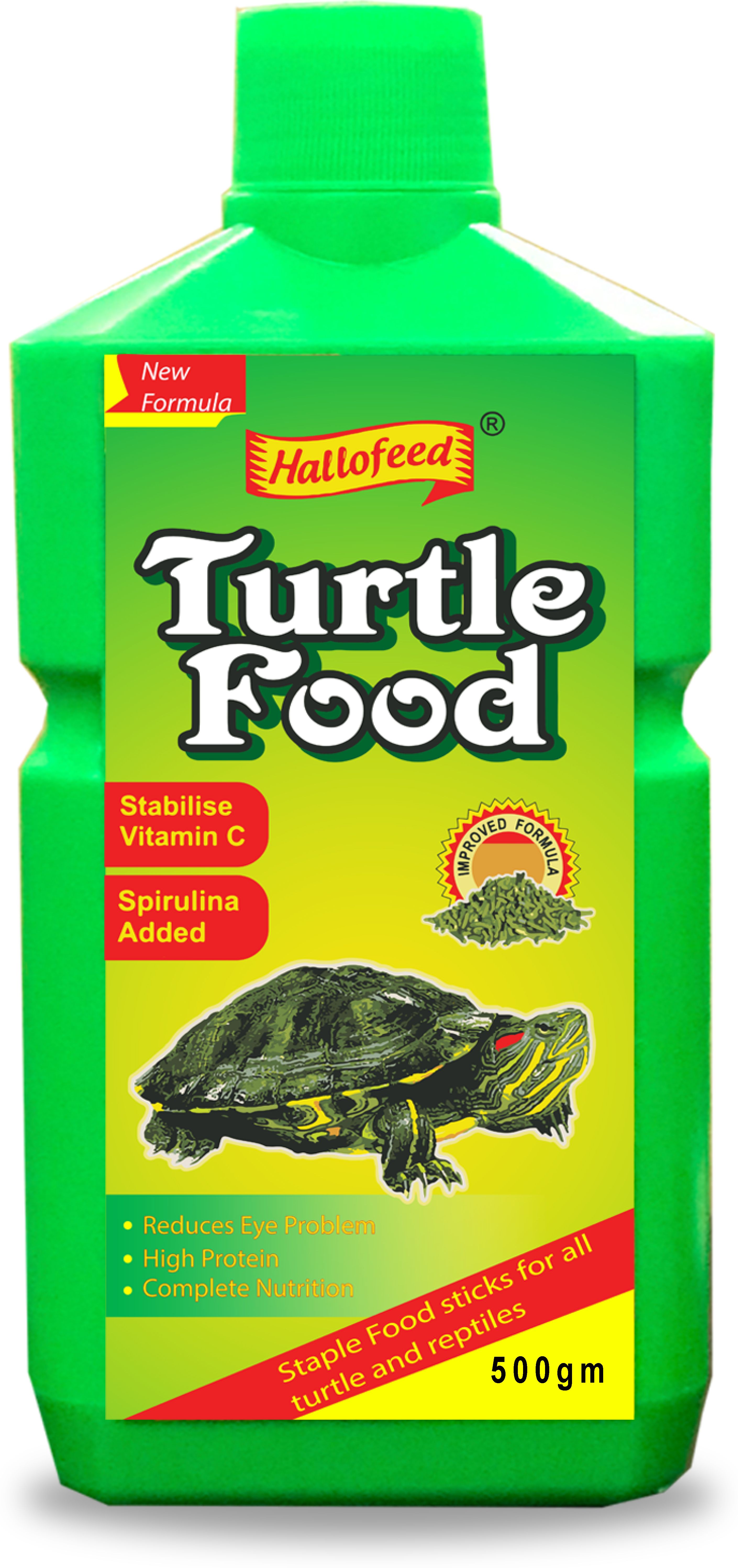 hallofeed Turtle Food 500gm 0.5 kg Dry Young, Adult, Senior Turtle Food-picture-2