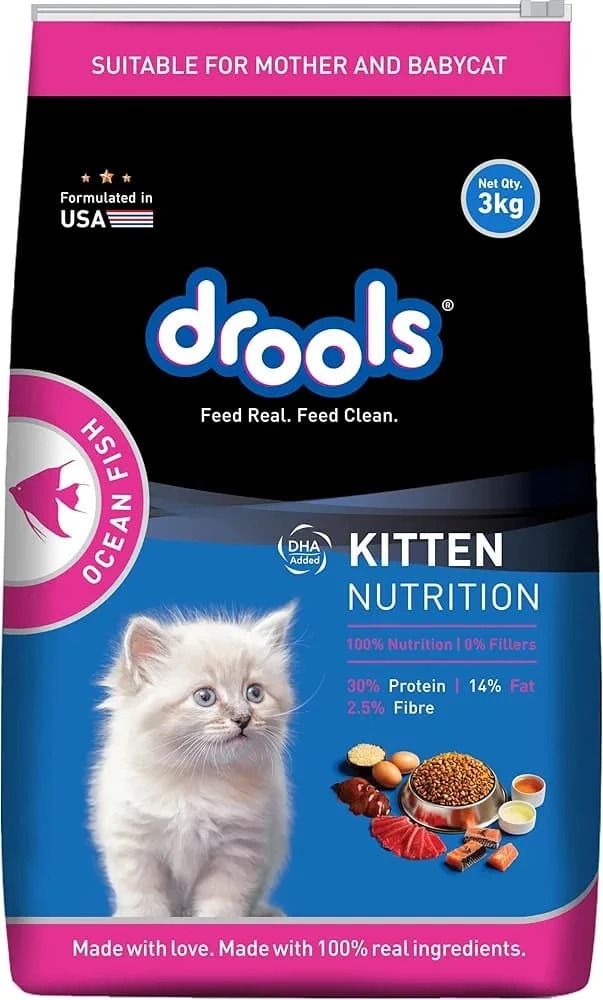 drools Ocean fish kitten nutrition Fish 3 kg Dry Young Cat Food-picture-29