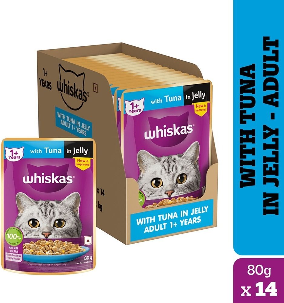 (1+ Years) Tuna 1.12 kg (14x0.08 kg) Wet Adult Cat Food