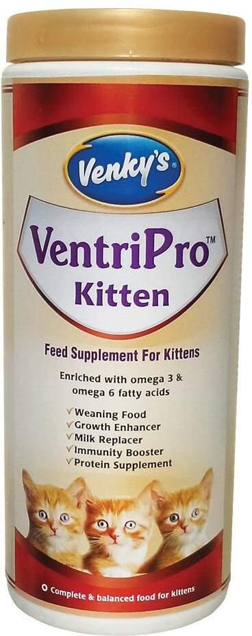 KITTEN Milk Replacement Powder Feed Supplement for Young Kittens Milk 0.2 kg Dry Young, New Born Cat Food-image-3