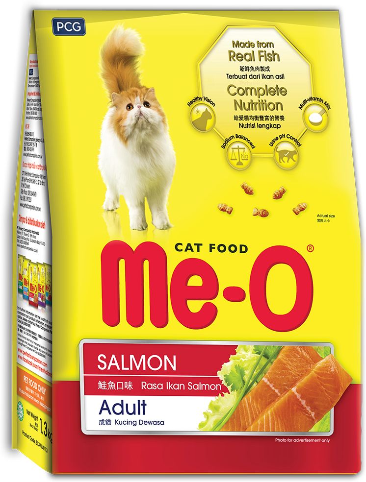 me-o Adult Dry Cat Food Salmon Salmon 1.3 kg Dry Adult Cat Food-picture-43