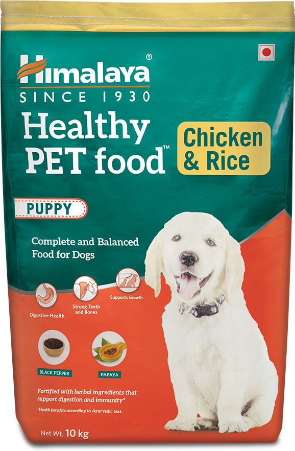 himalaya Healthy Puppy Dry Dog Food I Supports Digestion, Growth, Immunity Chicken 10 kg Dry Young Dog Food-picture-13