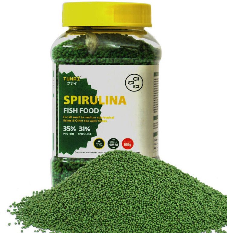 tunai Spirulina Fish Food 0.1 kg Dry Adult, New Born, Senior, Young Fish Food-picture-43