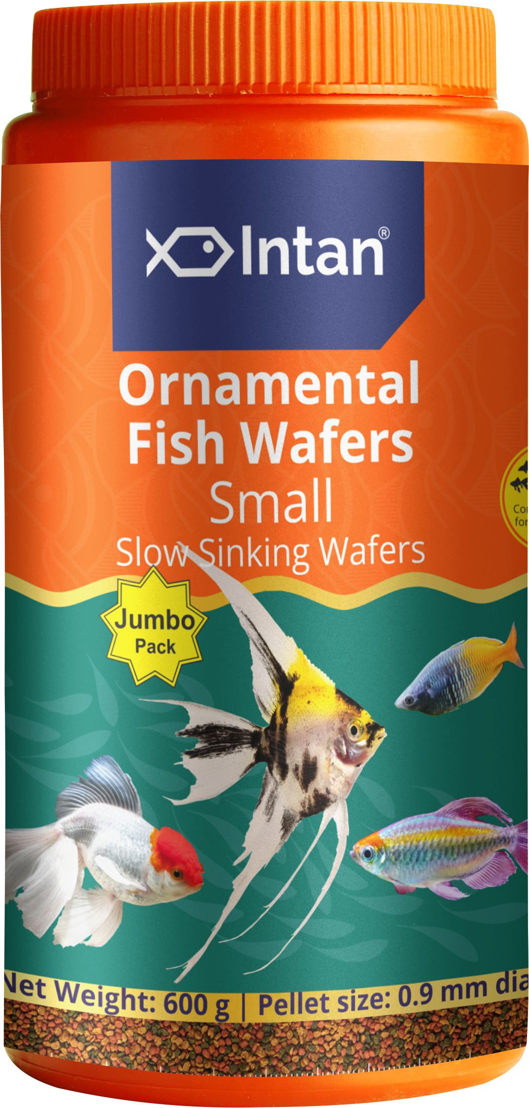 Ornamental Fish wafers Fish Food, for Health & Growth | Jumbo Pack, 0.9 mm Dia Sea Food 0.6 kg Dry Adult Fish Food-image-32