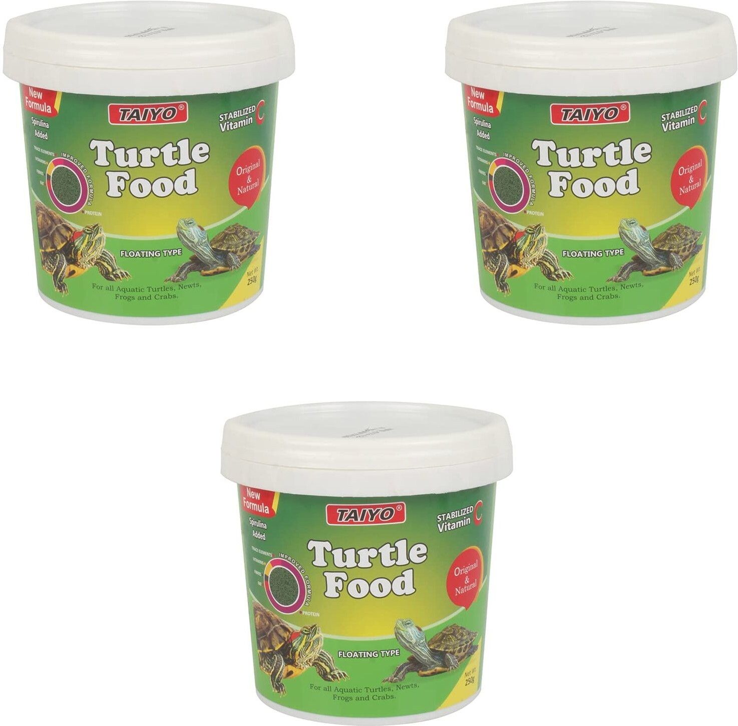 taiyo Turtle 250gm (Pack of 3) Sticks Fish 0.75 kg (3x0.25 kg) Dry New Born Tortoise Food-picture-12