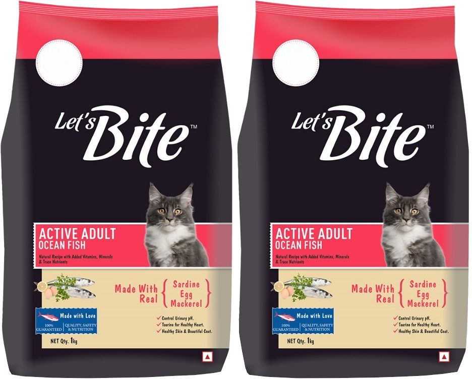 Active Ocean Fish 2 Kg (2x1 Kg) Dry Adult Cat Food-image-4