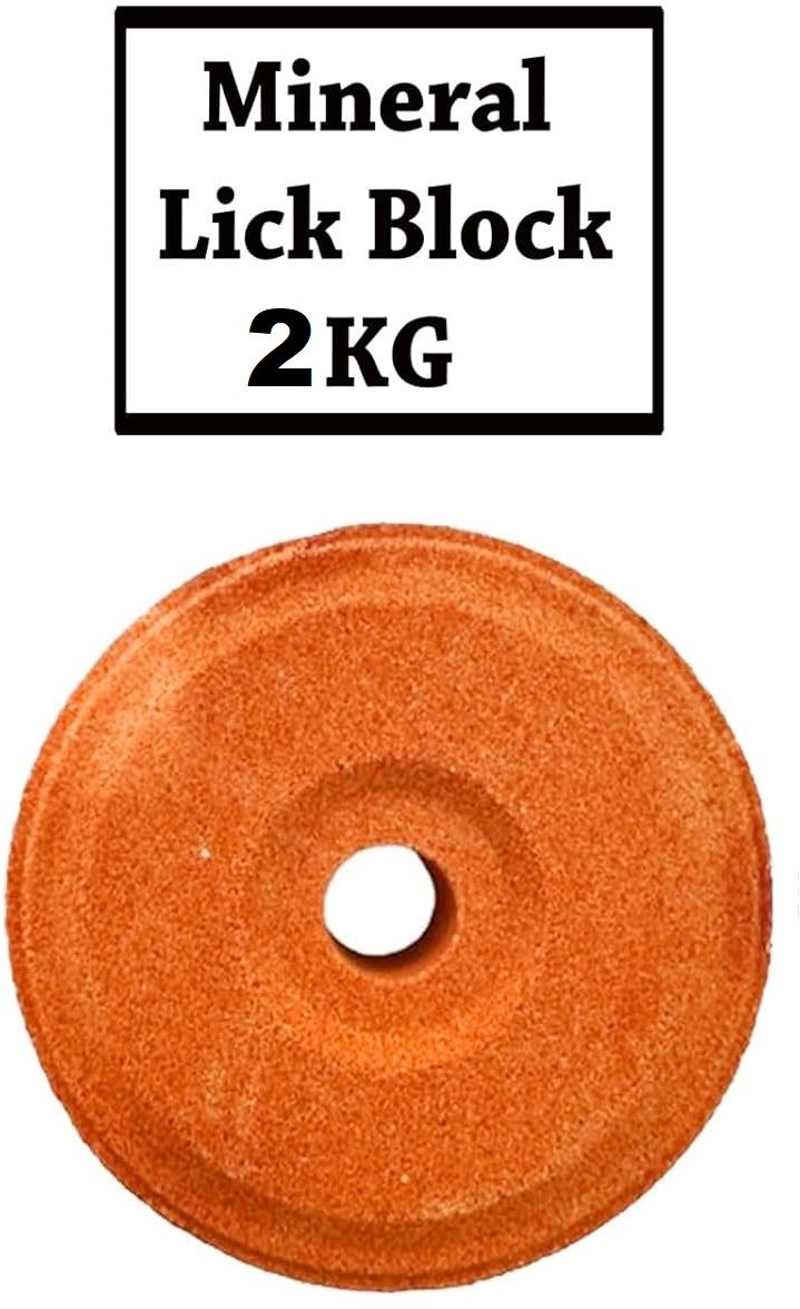 mcc pets Animal Salt Lick Pure Natural Salt Block For Horses, Deer, Goats, Cattle 2 kg Dry All Life Stages Cow Food-picture-15