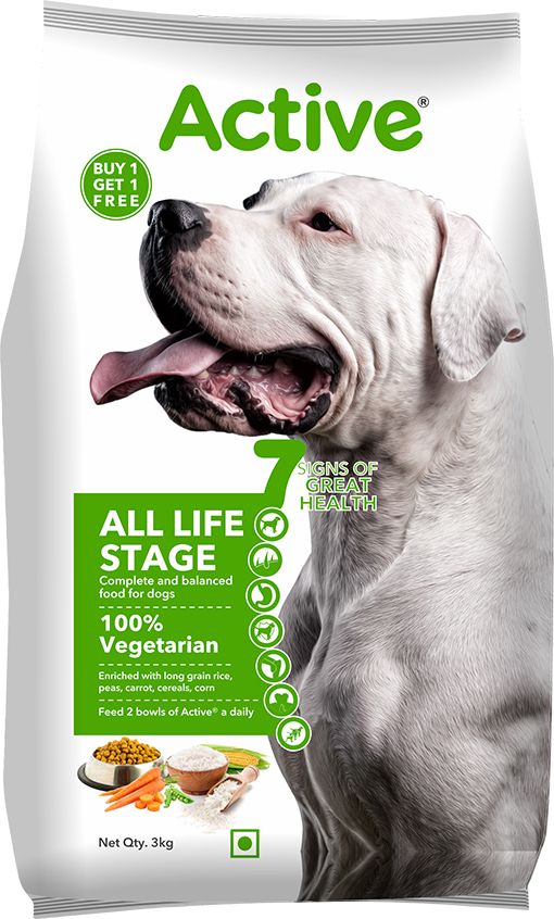 All Breed 100 % Vegetable 6 kg (2x3 kg) Dry Adult Dog Food
