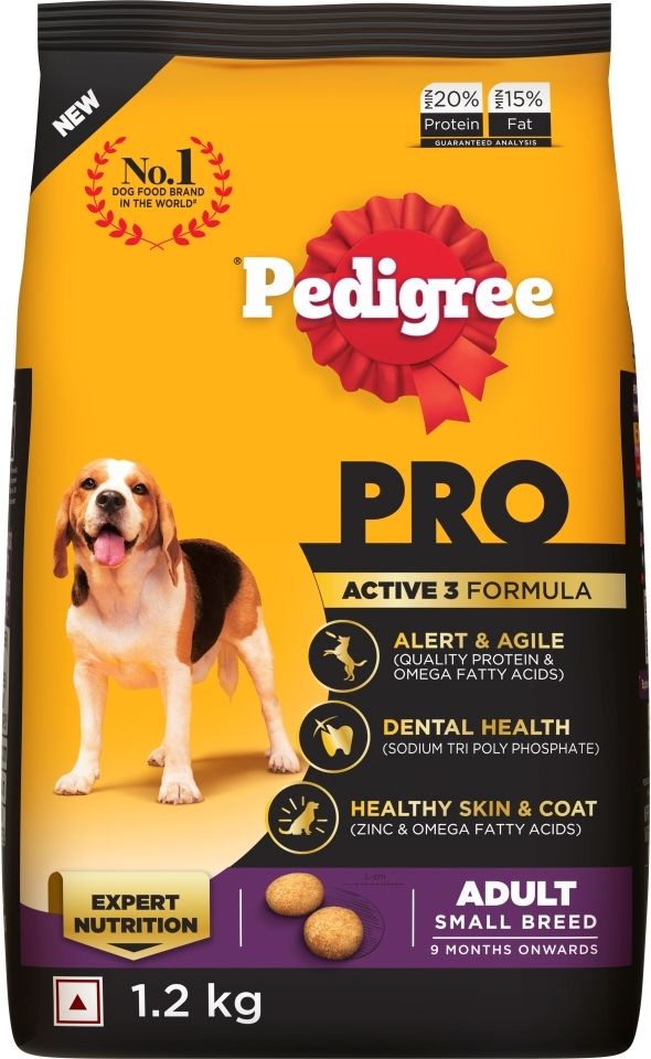 Pedigree Pro Adult Small Breed Dry Chicken Dog Food 