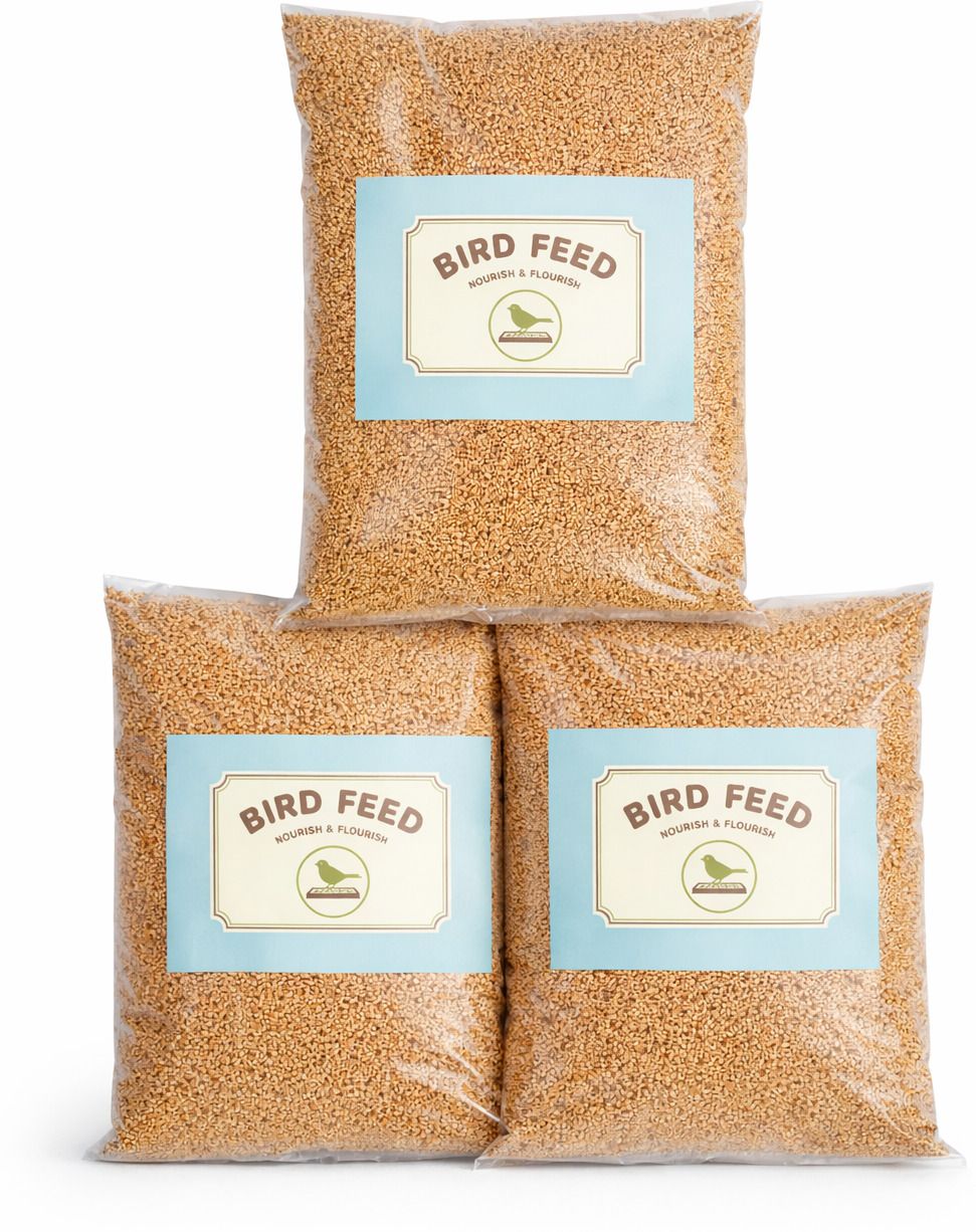 bird feed ​Premium Kangni Seeds for Birds (Foxtail Millet) - 100% Natural Bird Food 2.7 kg (3x0.9 kg) Dry Adult, Young, Senior Bird Food-picture-10