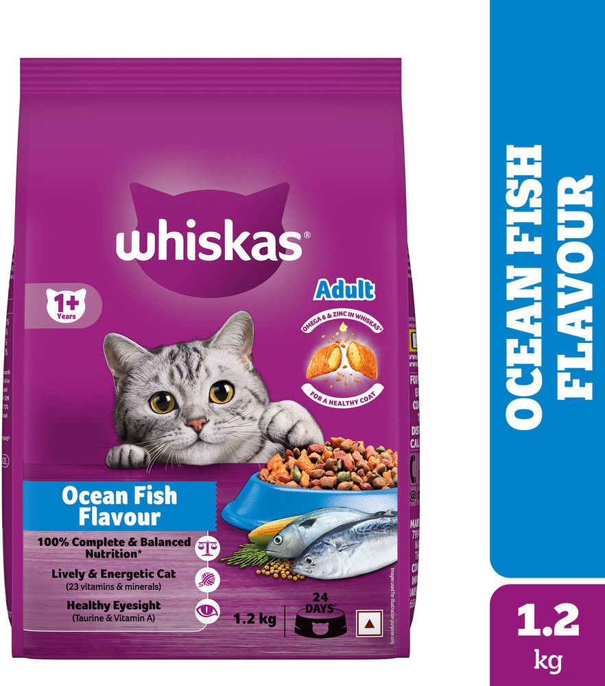 (1+ Years) Fish 1.2 kg Dry Adult Cat Food