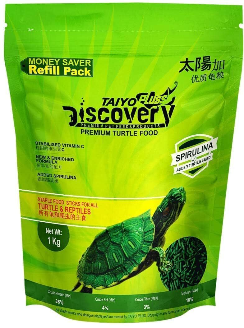 Premium Turtle Food - 1 kg Refill Pouch Pack 1 kg Dry Adult, Senior, Young Turtle Food-image-32