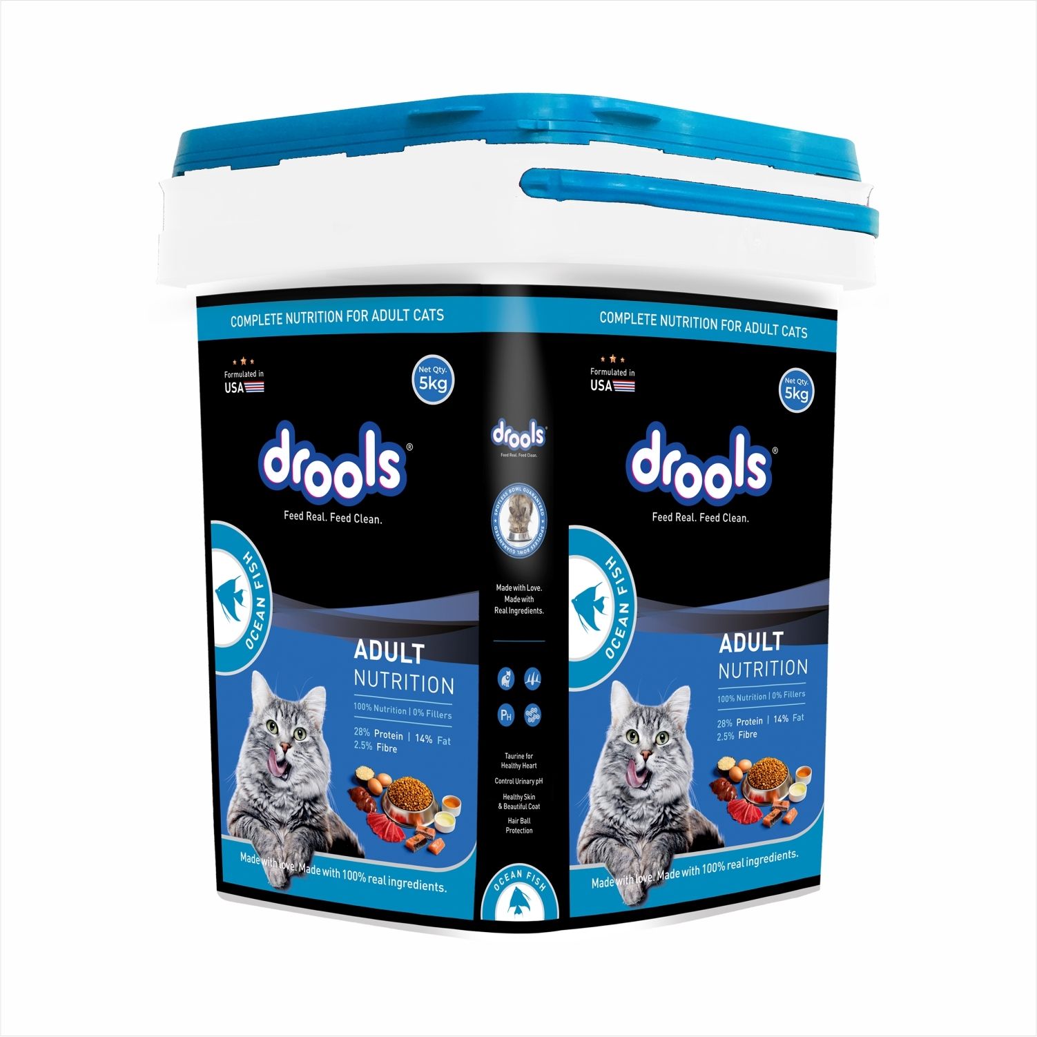 Adult Nutrition Sea Food 5 kg Dry Adult Cat Food-image-16