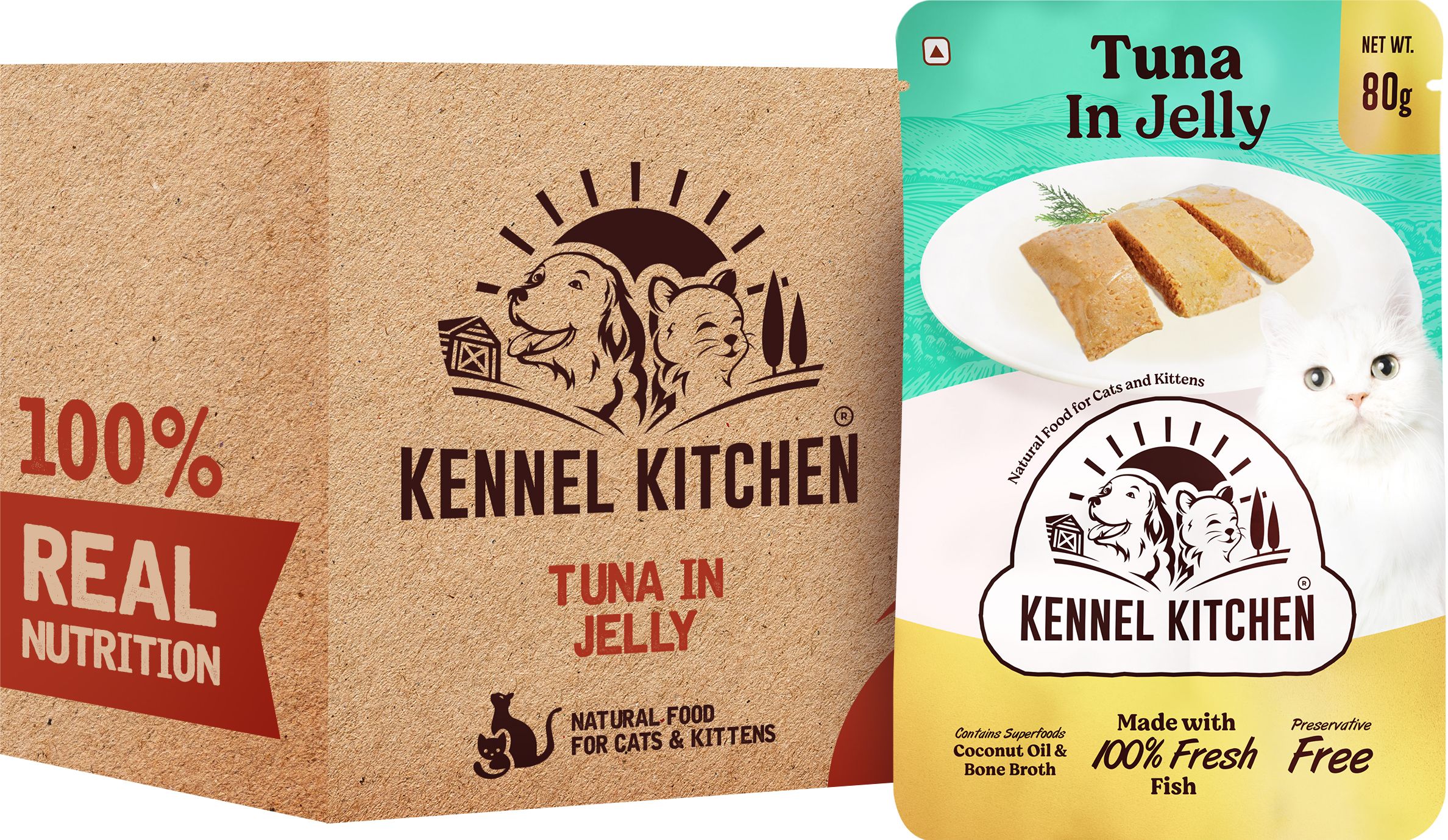 Tuna in Jelly Tuna 0.96 kg (12x0.08 kg) Wet Adult, New Born, Senior, Young Cat Food-image-29