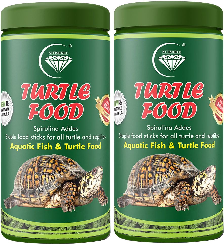 TURTAL FOOD Fortified With Fish Meal (Shrimp) Tortoise food Pack of Two- 240 gm Sea Food 0.24 kg (2x0.12 kg) Dry Adult, New Born, Senior, Young Turtle Food-image-23