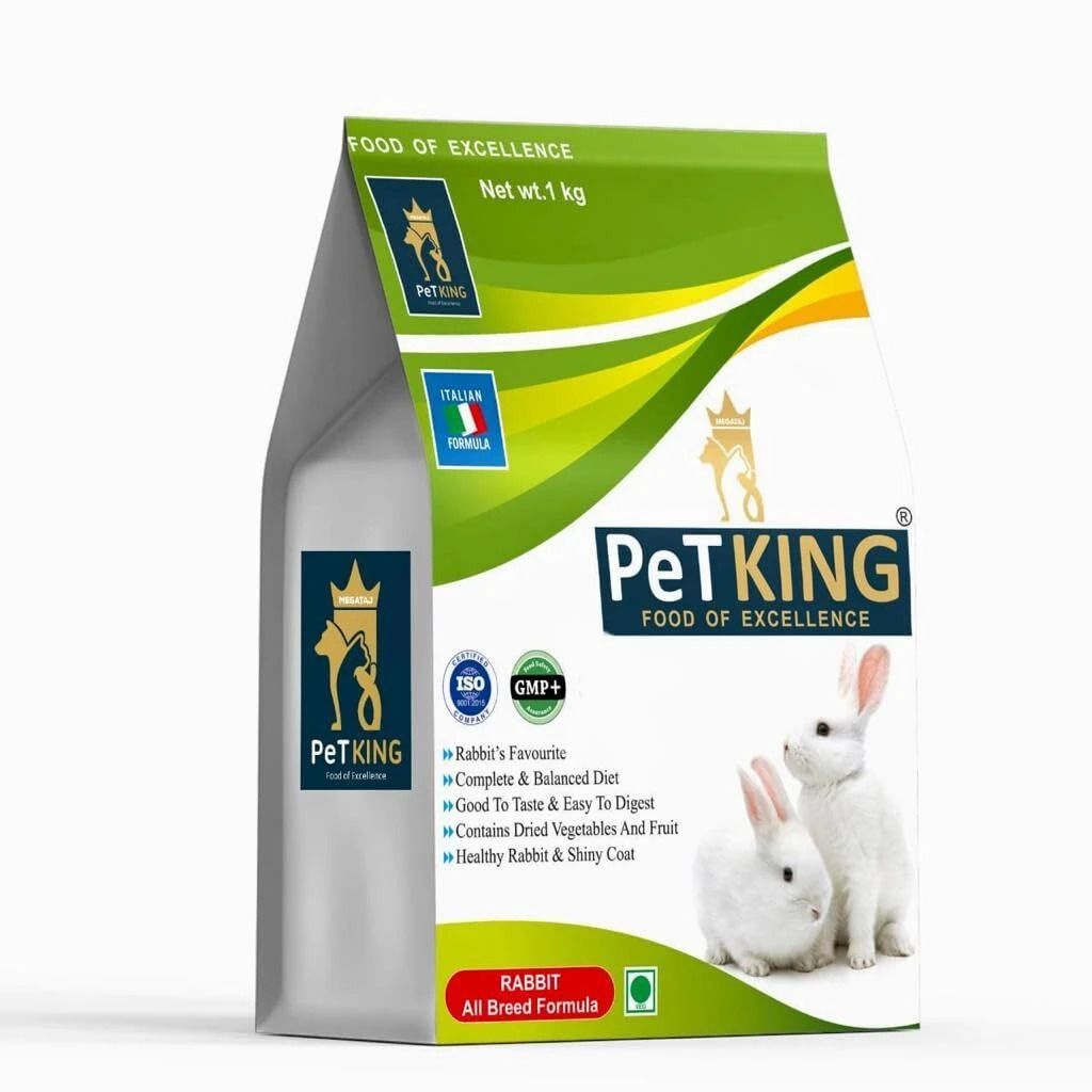 megataj petking Premium Adult Pellet Rabbit Food, Nutritionist Choice (Rabbit Food 1000 gm) | 1 kg Dry Young, New Born, Adult, Senior Rabbit Food-picture-13
