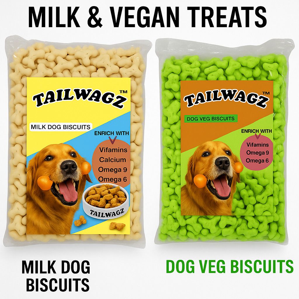 Delicious Milk And Veg Puppy Biscuits Healthy Treats Rich In Milk, Vegetable 0.9 kg (2x0.45 kg) Dry New Born, Young, Senior, Adult Dog Food-image-22
