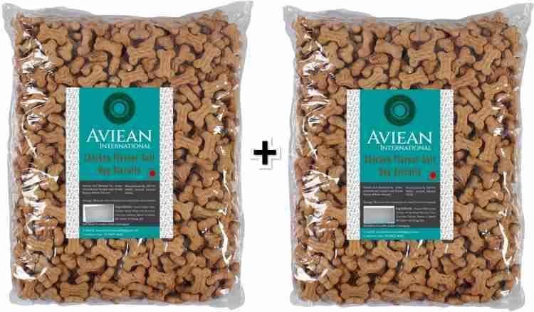 aviean international 1.4 Kg Dog Biscuit (0.7Kg+0.7Kg) Combo Pack Baked Chicken Biscuit Puppy Treats Chicken 1.4 kg (2x0.7 kg) Dry New Born, Young, Adult, Senior Dog Food-picture-24