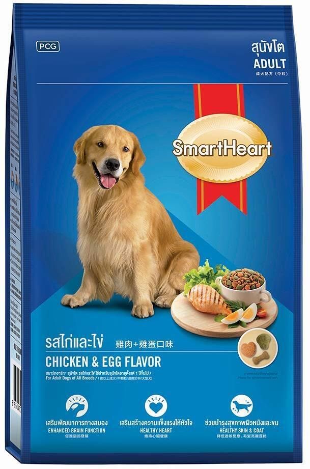 smart heart SmartHeart Adult Dry Dog Food Chicken & Egg Flavour Chicken, Egg 1.5 kg Dry Adult Dog Food-picture-30