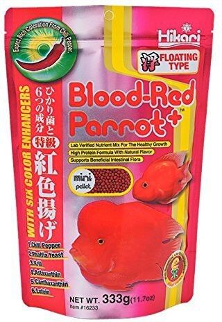 hikari Blood Red Parrot + Mini 0.333 kg Dry Young, Adult, Senior Fish Food-picture-11