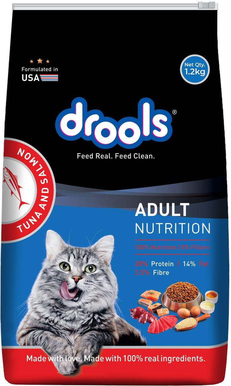 drools Tuna and Salmon 1.2 kg Dry Adult Cat Food-picture-35