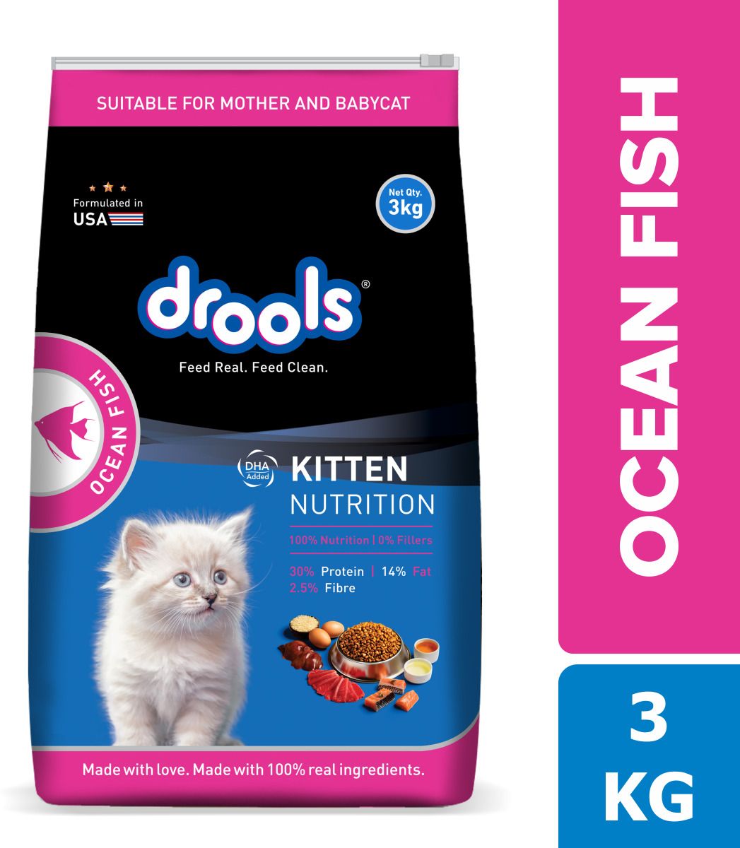 drools Ocean Fish 3 kg Dry Young Cat Food-picture-17
