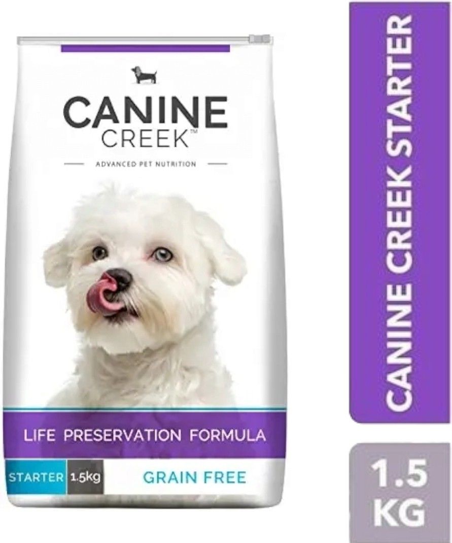 canine creek Starter 1.5kg Grain Free Chicken 1.5 kg Dry New Born Dog Food-picture-46