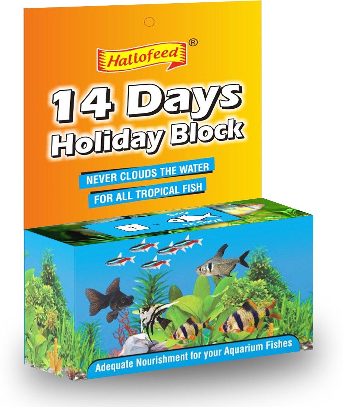 14 Days Holiday block fish food 0.1 kg Dry Adult, Senior, Young Fish Food-image-21