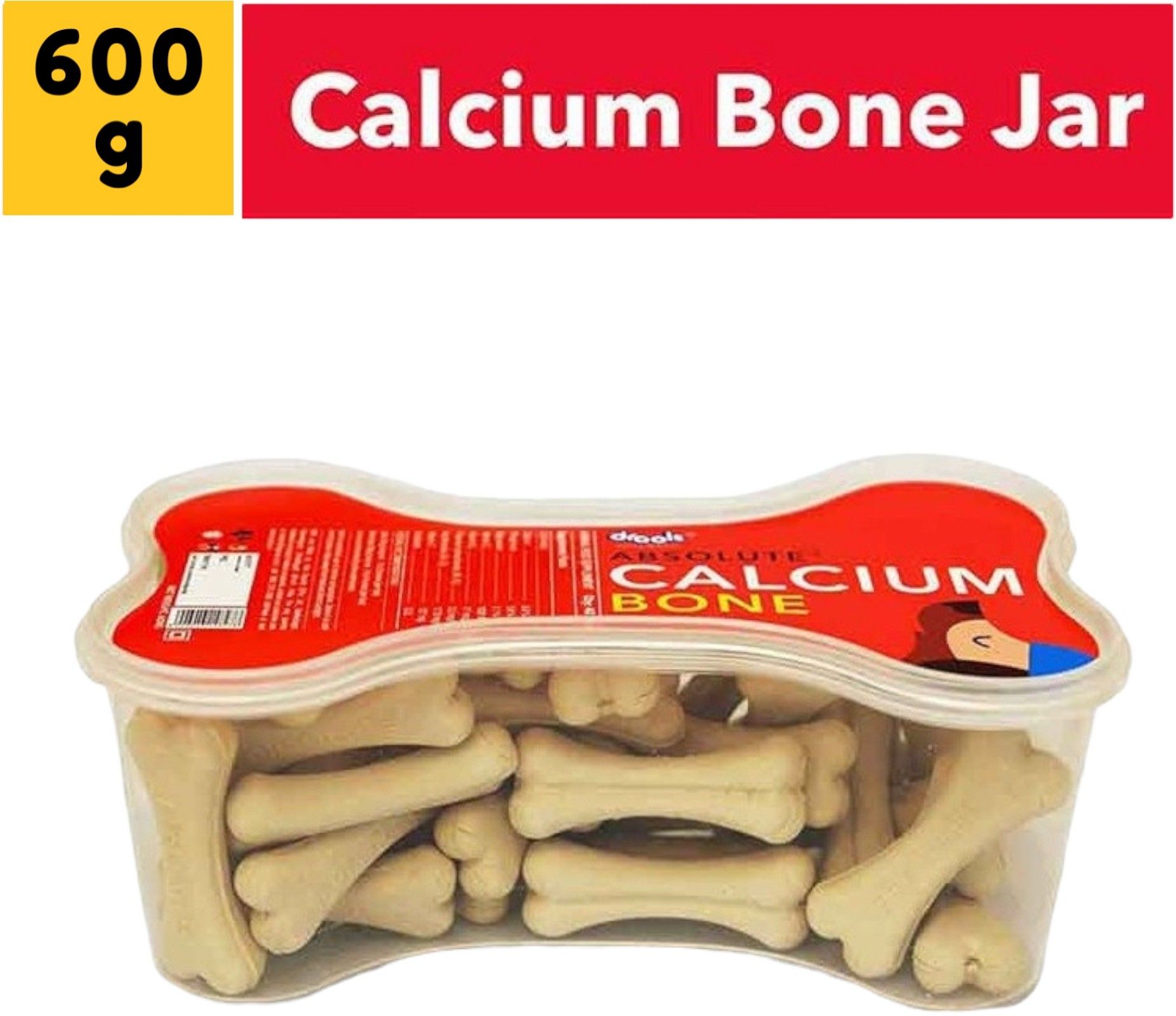 Drools calcium milk bone 600gm Milk 0.6 kg Dry Adult, Senior, Young, New Born Dog Food-picture-18