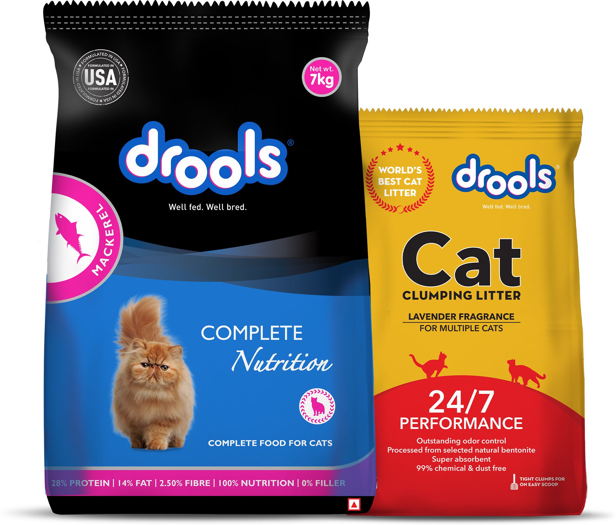 with 5kg Cat Litter and 7kg Real Mackeral 12 kg Dry Adult Cat Food-image-2