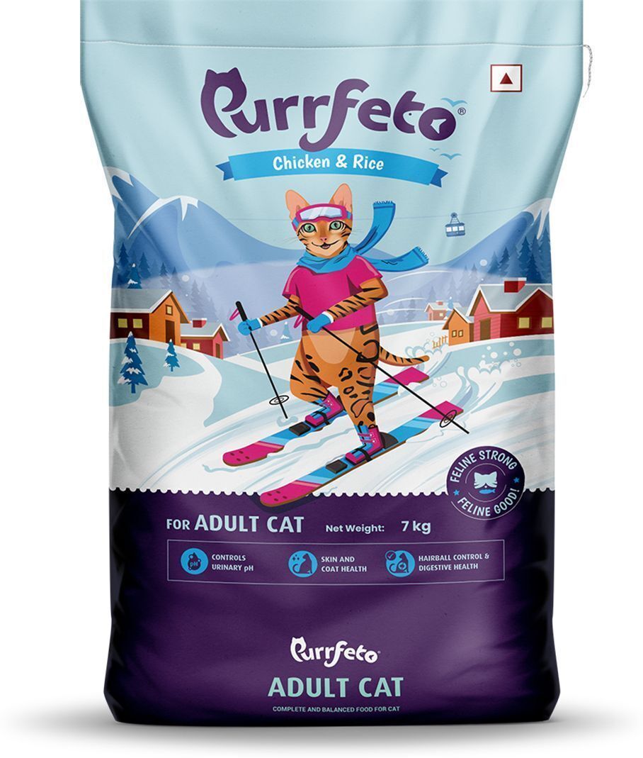 purrfeto dry adult cat food chicken & rice 7 Kg | 40% reduction in UTD Chicken 7 kg Dry Adult Cat Food-picture-12