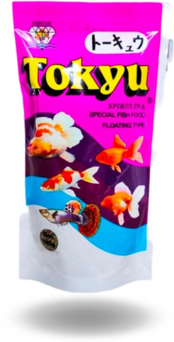 hooghly aqurium Tokyu Spirulina Floating Special Fish Food 0.1 kg Dry All Life Stages Fish Food-picture-17